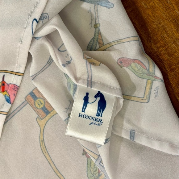 Rönner Design Aurora Collection Birds of paradise Equestrian Top size L - Picture 5 of 8